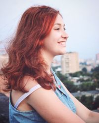 Portrait of young woman