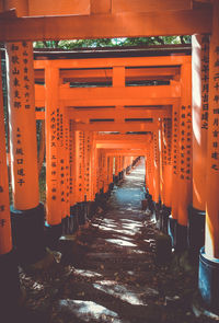 Corridor of temple