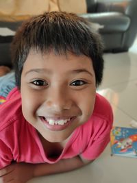 Portrait of smiling boy