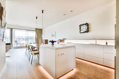 View of empty kitchen at home