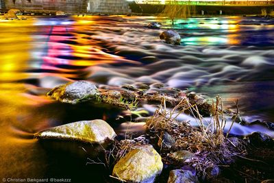 Rocks in water