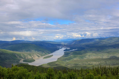 Scenic view of landscape against sky