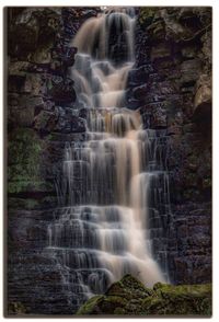 Scenic view of waterfall