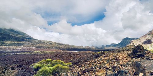 Panoramic view of landscape against sky