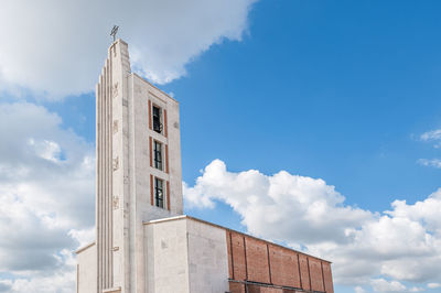 Low angle view of building against sky