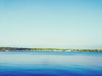 Scenic view of calm sea