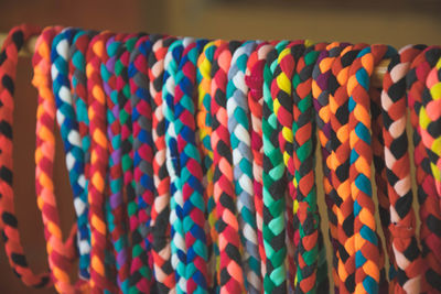 Close-up of multi colored candies for sale