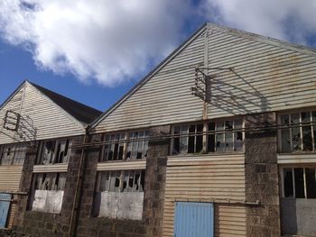 Abandoned locomotive sheds.  remnants of the north british locomotive works. 