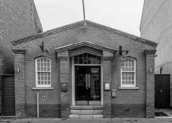 Facade of building