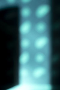 Defocused image of illuminated wall