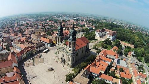 Aerial view of cityscape