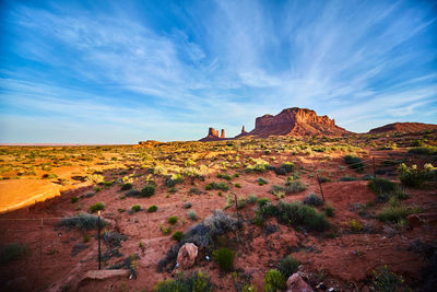 Scenic view of landscape against sky