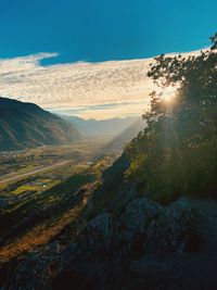 Scenic view of landscape against sky