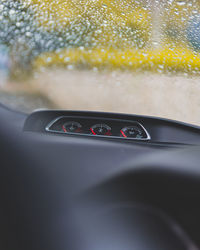 Close-up of vintage car