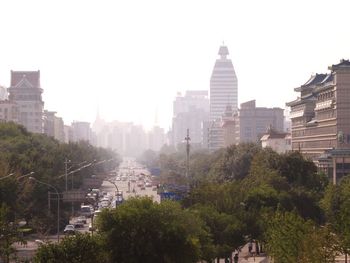 Skyscrapers in city