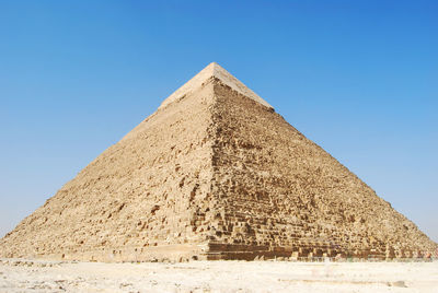 The pyramid of kefren in cairo, giza, egypt