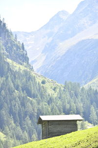 Scenic view of landscape and mountains