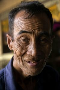 Close-up portrait of a man