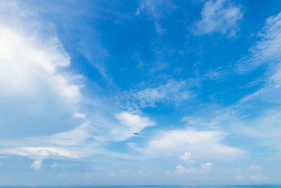 Low angle view of clouds in sky