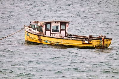 Boat in sea