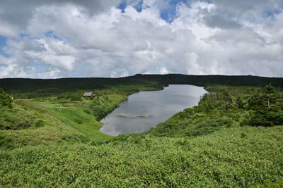 Scenic view of landscape against sky