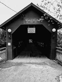 Entrance of building