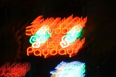 Light painting at night