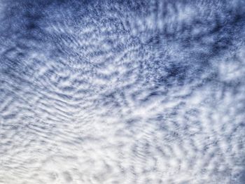 Low angle view of cloudy sky