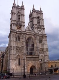 View of cathedral against cloudy sky