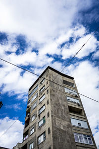 Low angle view of buildings against sky