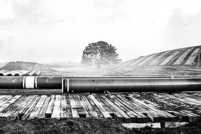 Scenic view of water against sky