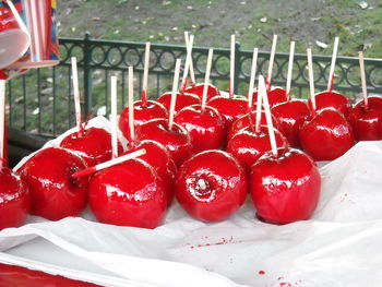 Close-up of strawberries