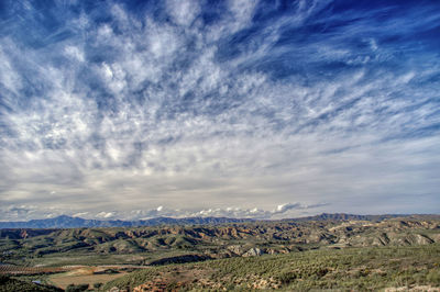 Scenic view of landscape against sky