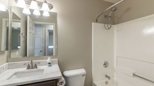 Interior of bathroom