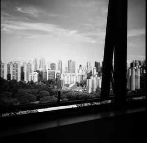 View of cityscape against sky