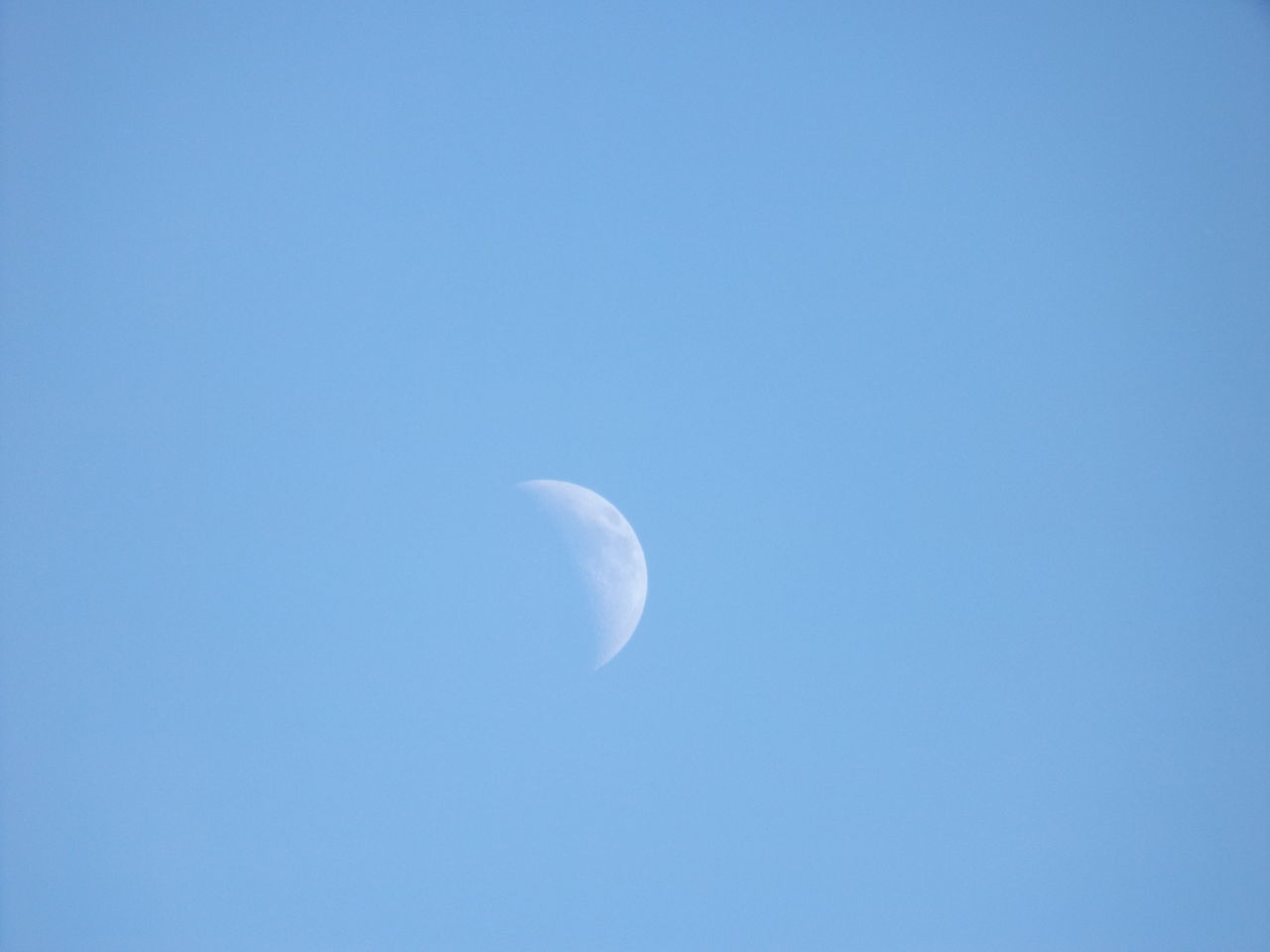 Moon in the daytime