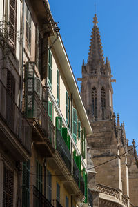 Low angle view of building against sky