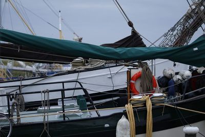 Sailboats against sky