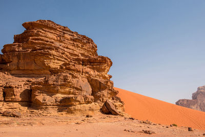 Wadi rum desert, valley of the moon. jordan, middle east