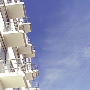 Low angle view of building against sky