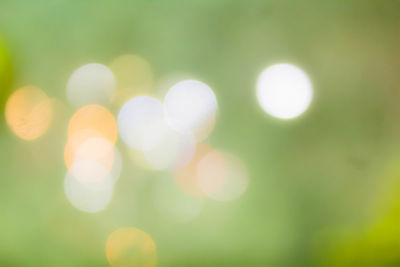 Defocused image of sunlight
