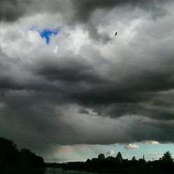 Low angle view of cloudy sky