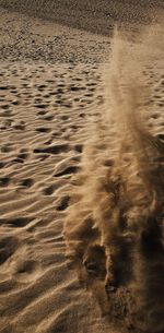 Full frame shot of sand at beach