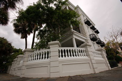 View of building against cloudy sky