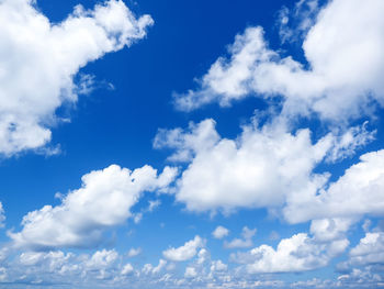 Low angle view of clouds in sky