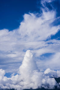 Low angle view of clouds in sky