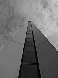 Low angle view of built structure against sky