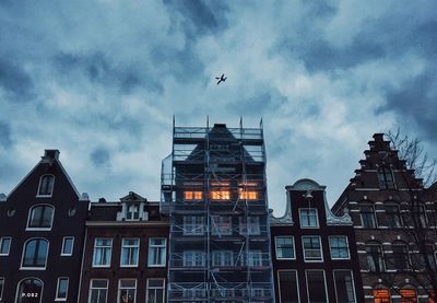 Low angle view of building against sky