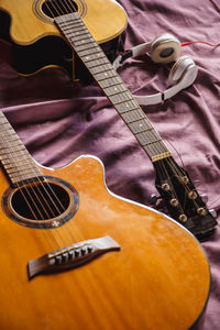 Close-up of guitar