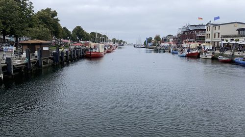 Scenic view of river against sky